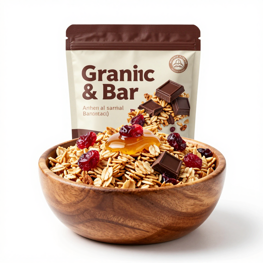 Sunrise Harvest Crunchy Granola with Rolled Oats and Sunflower Seeds