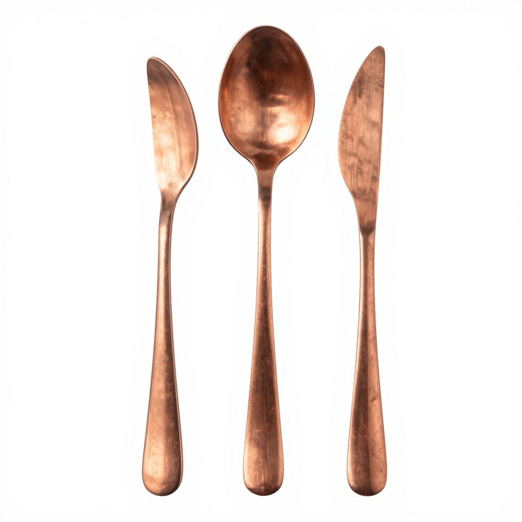 Copper Pasta Spoon Set