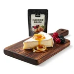 Caramelized Onion & Brie Charcuterie Board with Handcrafted Wooden Server - 4