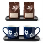Midnight Bloom Ceramic Mugs Set - 1