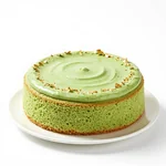 Handcrafted Matcha Green Tea Sponge Cake with Whipped Cream and Fresh Berries - 3