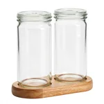 Glass Pasta & Rice Storage Jars - 2